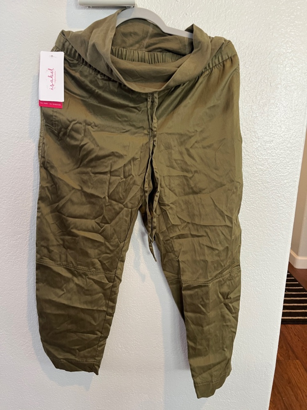 Maternity Olive Green Drawstring pants